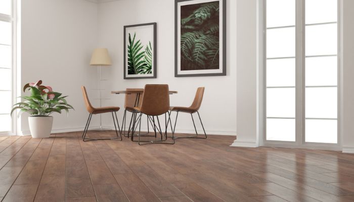 Parquet wood flooring